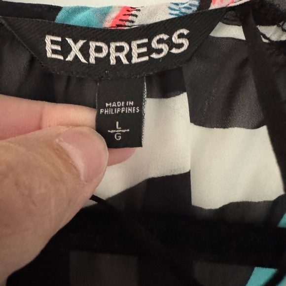 Express Colorful Zebra Print Kimono - Picture 3 of 6